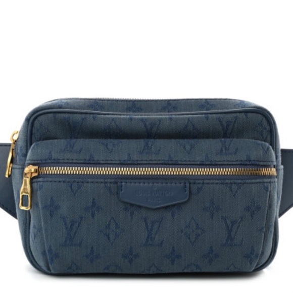 Louis Vuitton denim bum bag - Picture 1 of 3